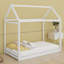Twin Size Wooden House Bed-1155129547