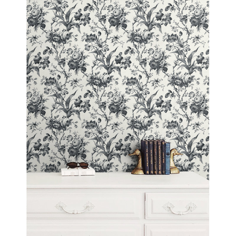 Rouleau de papier peint L 27 pi x l 27 po, Graine de pavot