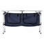 Station de cuisson pliante pour camping avec 3 hauteurs réglables et fabrication en aluminium durable