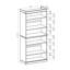 Bibliothèque modulaire à 6 tablettes en chêne européen de qualité supérieure Palace Imports - 32 po de largeur, 71,5 po de hauteur-1585609476