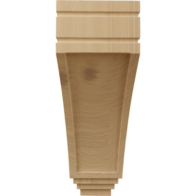 Grand corbeau en bois San Juan l 5 po x P 7 3/4 po x H 14 po (paquet de 2)