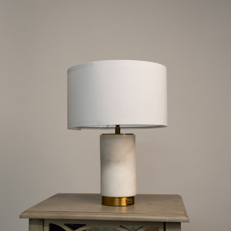 Yizelle Marble USB Desk Lamp