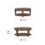 Table basse avec roulettes Riverstone