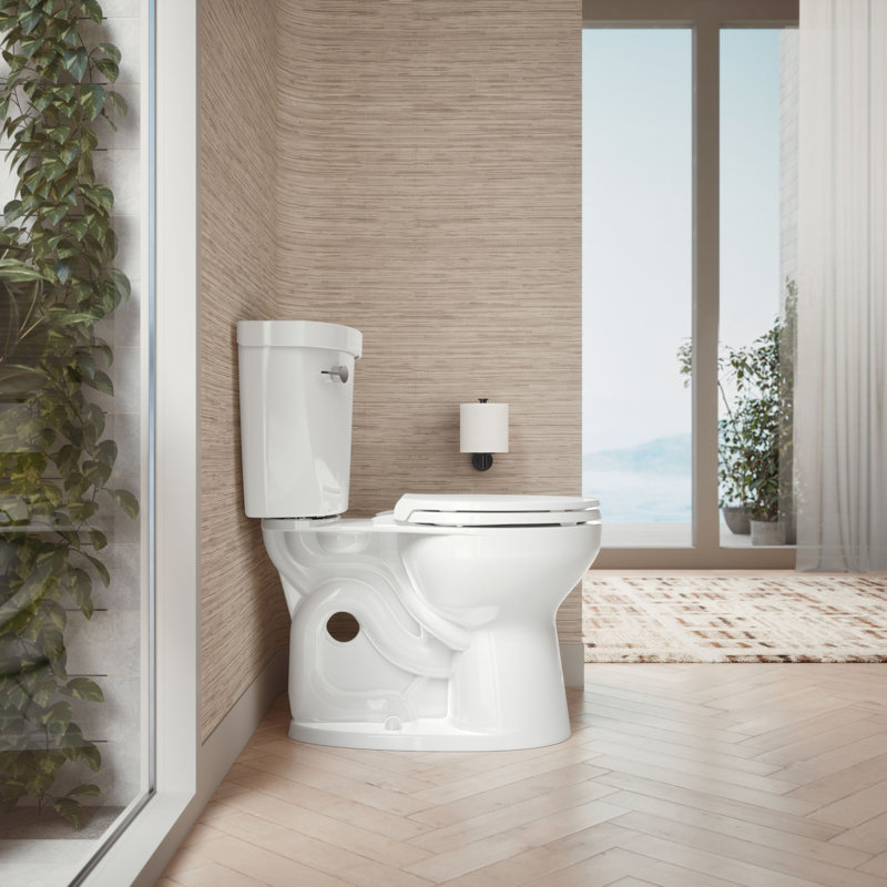 Border Readylatch Quiet-Close Toilet Seat, White, Round