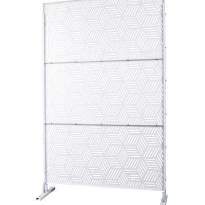 76 "48" écran d'intimité pour patio, blanc - Option écrans extérieurs 76 "48", fonctionne comme