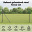 Vidaxl Chain Link Fence With Posts Steel-116798011-116798013