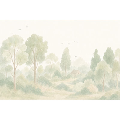 Papier peint Misty Forest