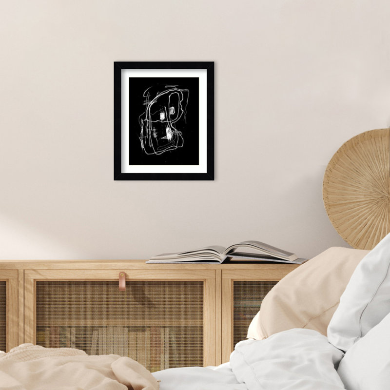 «Vonda» par Parth, reproduction d'art encadrée, Noir Svelte, H 13 po x l 11 po