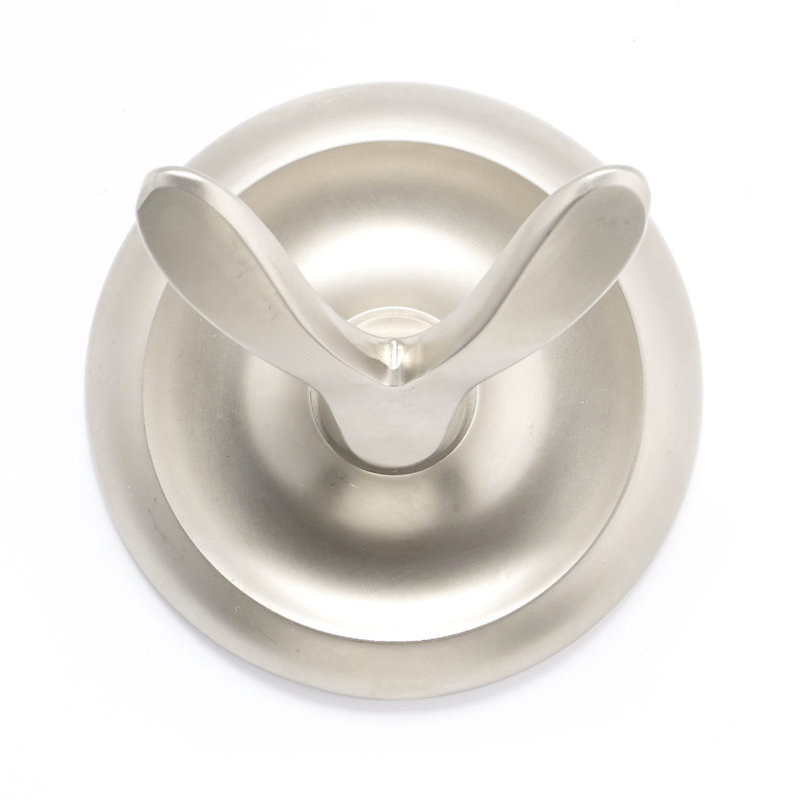 Oxford Wall Mounted Robe Hook, Satin Nickel