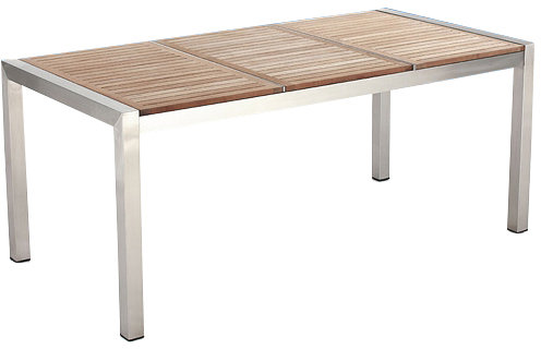Seto Rectangular Wicker Outdoor Dining Table , 180cm cm W 90cm cm D
