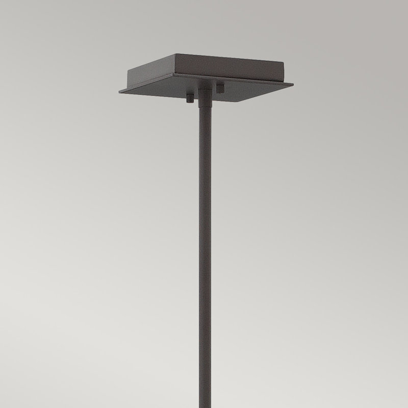Quitman 4 - Light Buckeye Bronze Geometric Pendant
