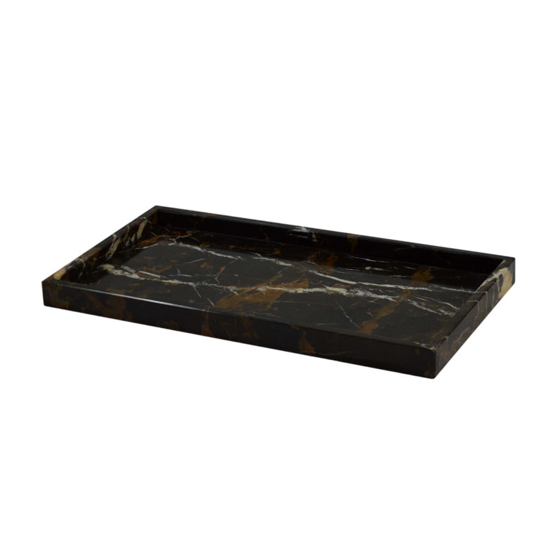 Plateau d’accessoires pour salle de bain marbre Rosado