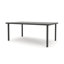 Table de salle à manger rectangulaire Jaspe Aluminium