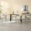 Chaises de salle à manger rembourrées modernes avec accoudoirs pour la cuisine / salle à manger / salon-729781005-729781003