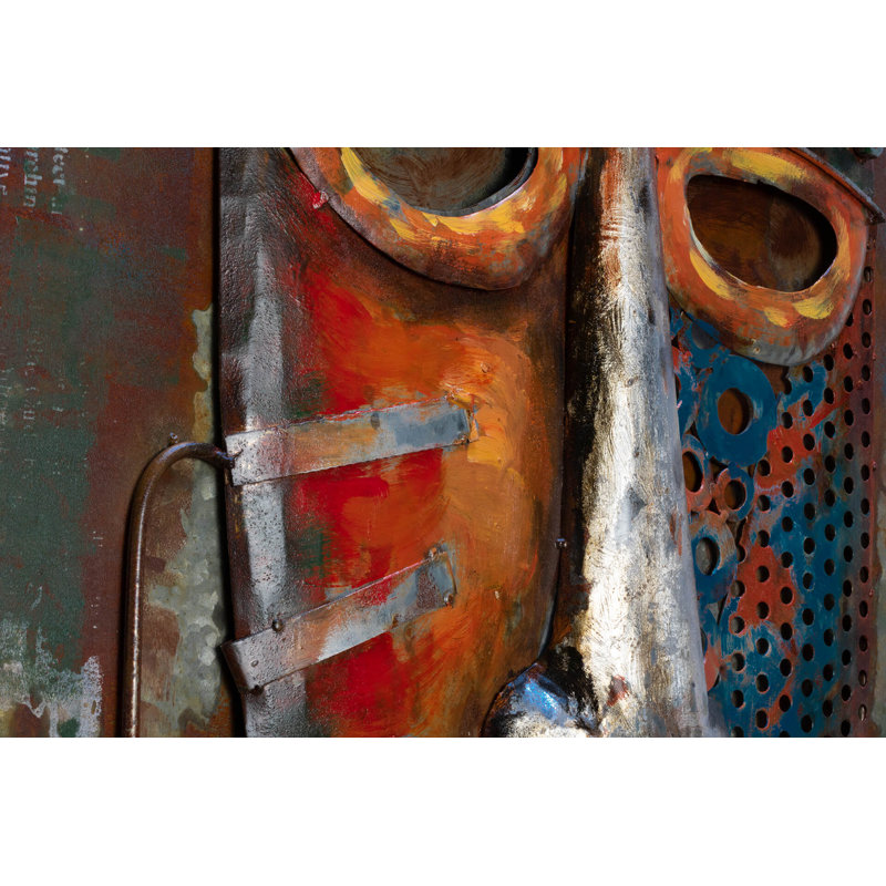 Handmade Modern Characters Wall Decor on Metal