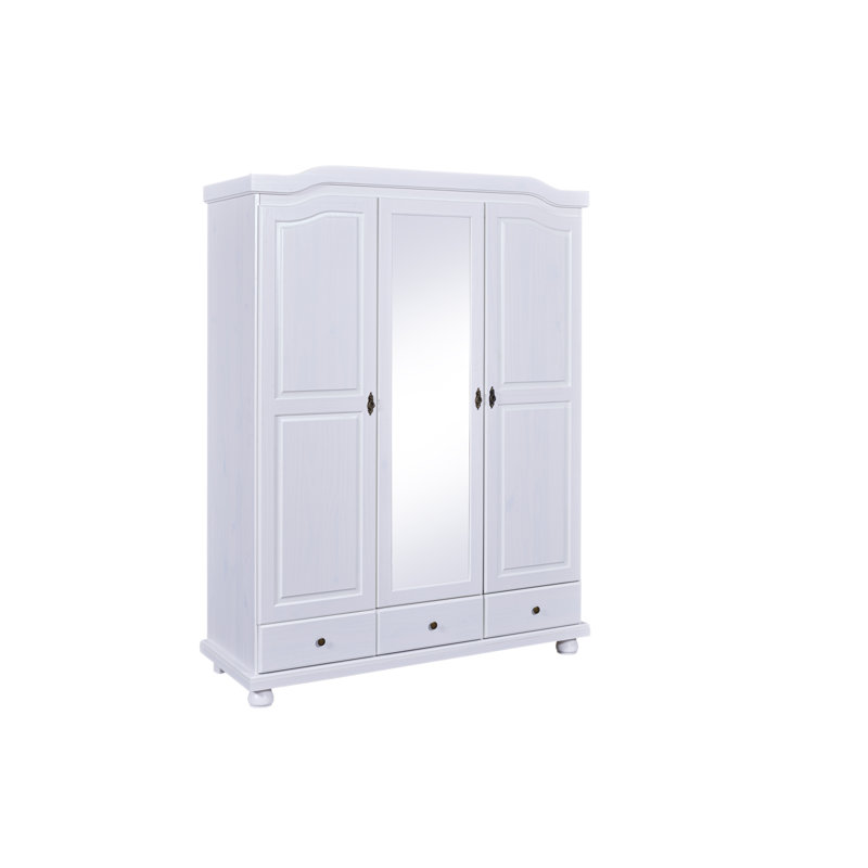 Bern Hinged Door Wardrobe - Solid pine wood