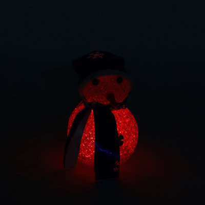 Snowman Christmas Tree Ornaments Light Up 