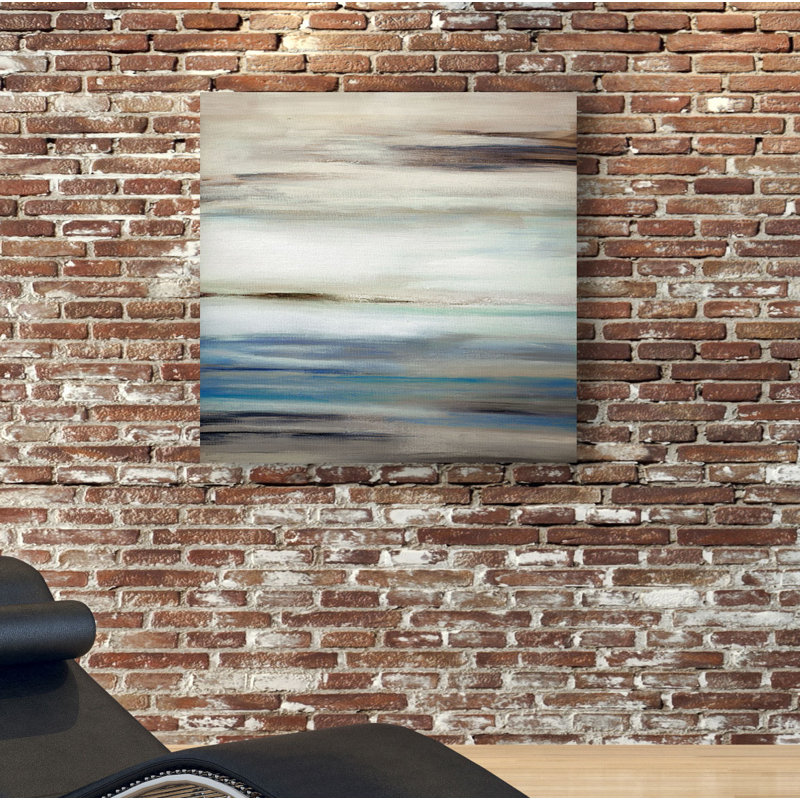 « sanibel lever », peinture sur toile tendue, H 24 po x l 24 po x P 1,5 po
