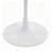 42.1"white COLOR TOP Tulip Table Mid-century Dining Table for 4-6 people With Round Mdf Table Top, Pedestal Dining Table, End Table Leisure Coffee Table-653350631