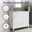 Meuble-lavabo moderne de 91 cm (36 po) avec lavabo en céramique, armoire en MDF, 3 tiroirs et étagères-1202448242