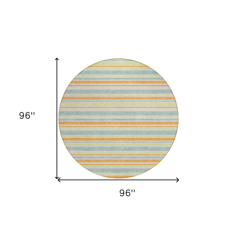 Tapis d'intérieur rond 8 po