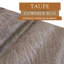 Tapis taupe fait à la main-59894464