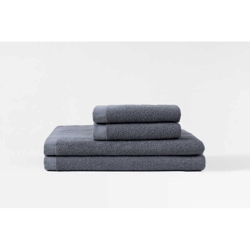Classic Organic Towel Set, Graphite