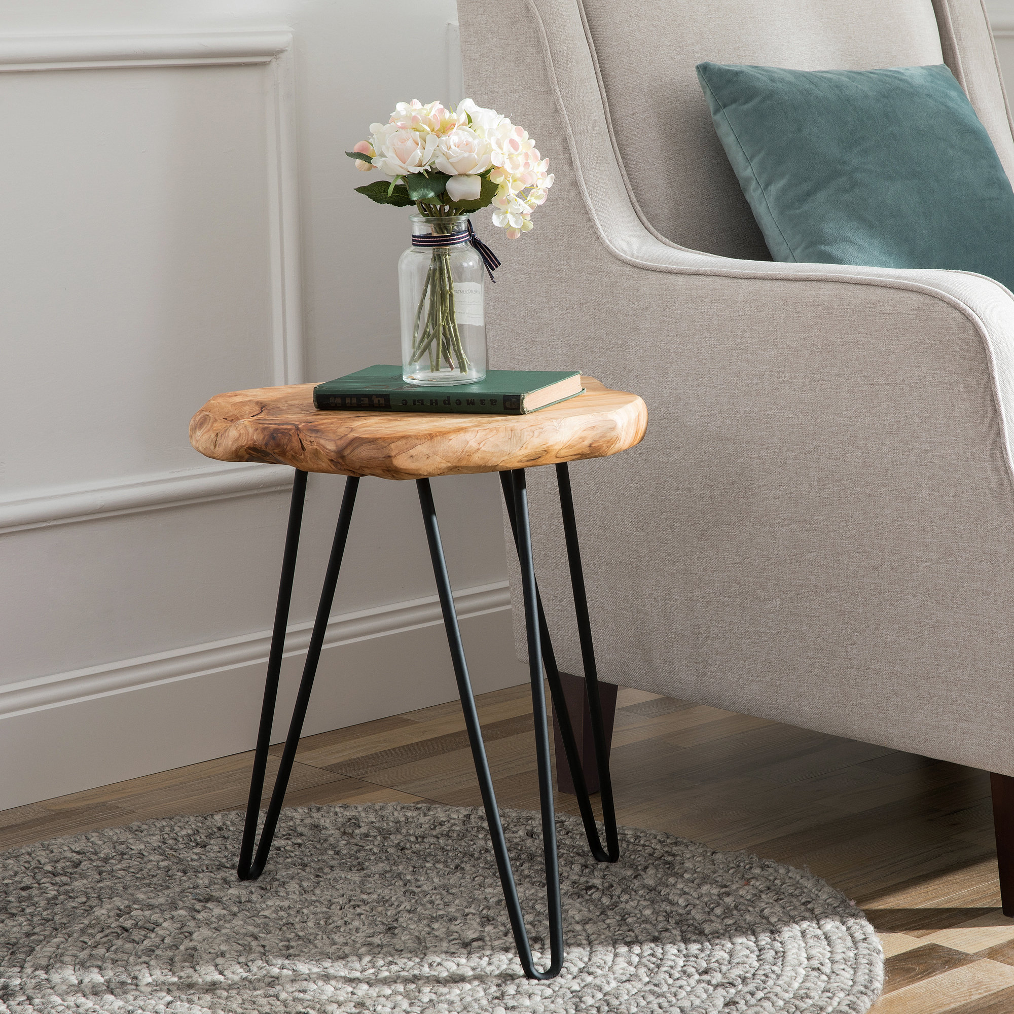 Millwood Pines 3 Legs End Table & Reviews | Wayfair