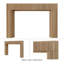 Hazel Wood Fireplace Mantel Surround-470150040-470150046