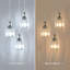 Luminaire suspendu cylindrique en cristal 3 lumières-782198672