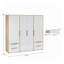 ORKNEY 4 Door Manufactured Wood Wardrobe