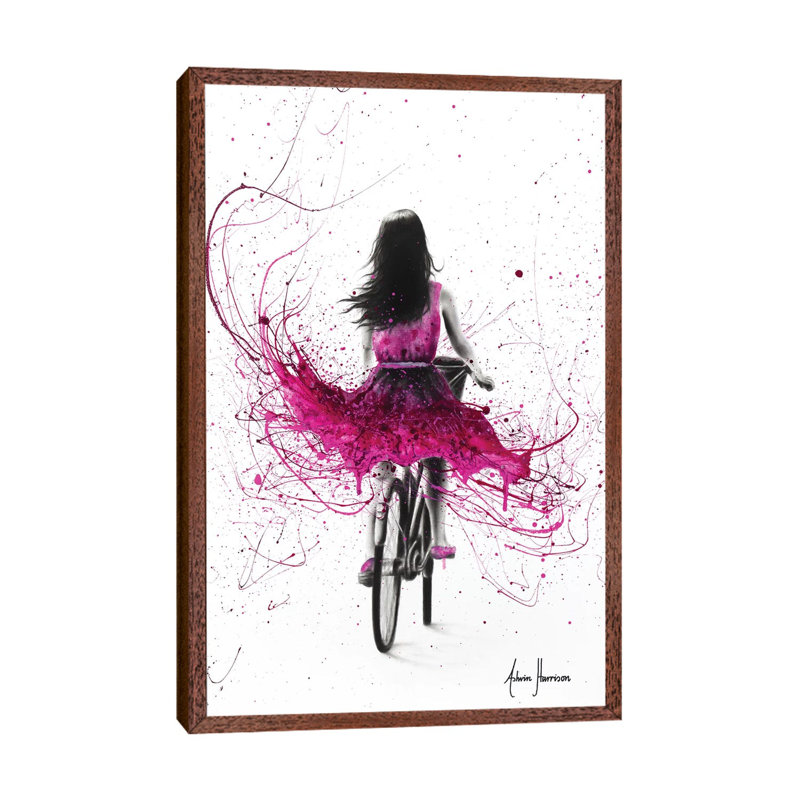 Quintessential Cycle by Ashvin Harrison - Print on Canvas, Classic Brown Wood Framed, 152.5 cm H x 101.5 cm W