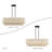 Ashani 4 Light Bronze Large Linear Chandelier-122725098-122725104-122725107