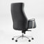 Ensemble de 3 chaises de bureau en cuir-1997126489