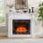 Fireplace mantel  (NOT INCLUDED FIREPLACE)
