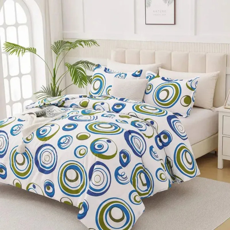 Ensemble de courtepointe très douce et chaleureuse 3 pièces - literie confortable en microfibre de qualité supérieure