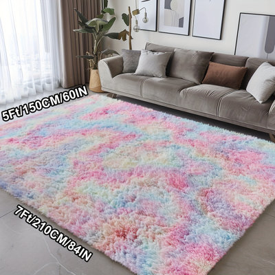 Ultra Plush Soft Shag Rug – Fluffy Faux Fur with Anti-Slip Backing, Easy-Clean, Flame-Resistant