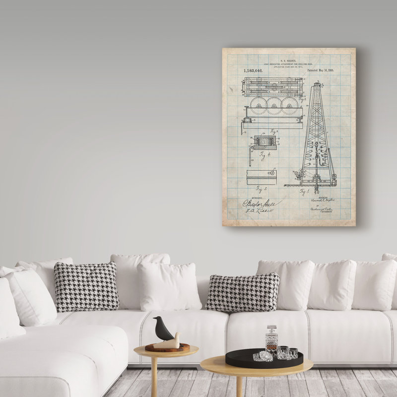 «Mécanique 6» de Manilo, reproduction d'art sur toile tendue, H 19 po x l 14 po