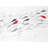 Swimming Fish Wave Braided Polyester Placemats Set of 4