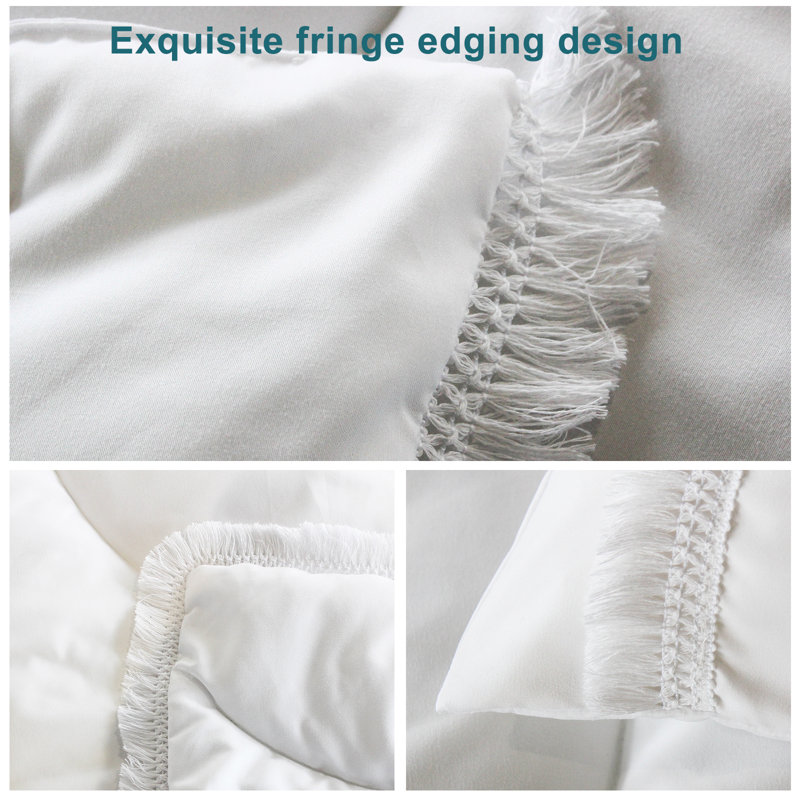 Striped Comforter Set, Queen Comforter + 2 Queen Shams