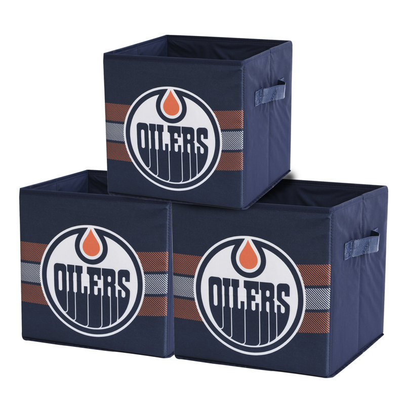 Ensemble de paniers pliables en tissu, Edmonton Oilers