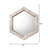 Academy Mother of Pearl Hexagon Wall Mirror