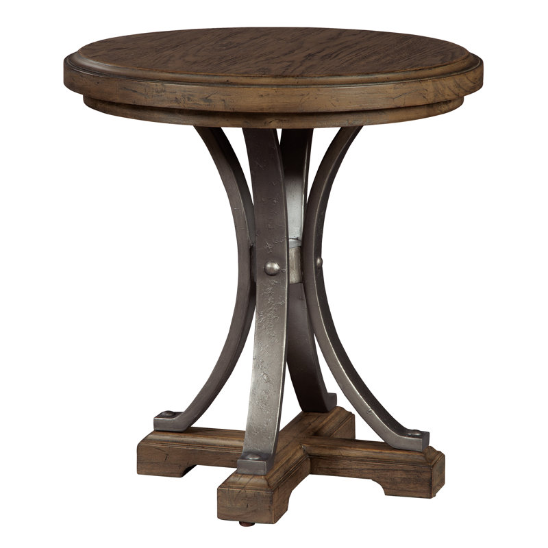Pedestal End Table
