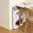 3-Layer Narrow Wheeled Storage Cabinet Suitable For Plastic Storage Space In Kitchen/Bathroom/Bedroom
