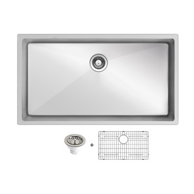 Évier de cuisine encastrable L 32 po x l 18 po