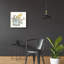 «Garden Patch V2 Yellow» par Leslie Trimbach, art mural en verre acrylique-411663402