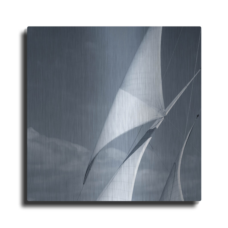 «Sails 2» par Photoinc Studio, art mural en métal, H 36 po x l 36 po