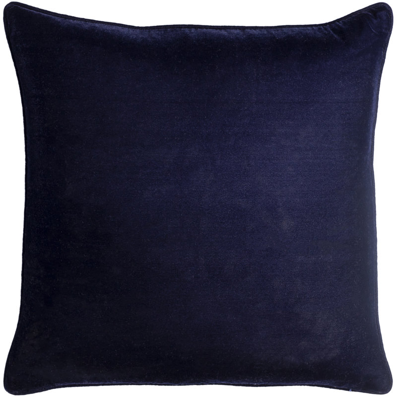 Delphia Reversible Throw Pillow, Navy, Down, 18" x 18"