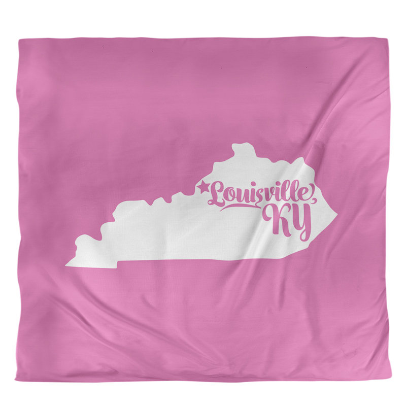 Housse de couette simple louisville Kentucky, Housse de couette pour très grand lit, Rose, Microfibre