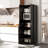 Single Garage Storage Cabinet With Doors And Shelves-1288650129